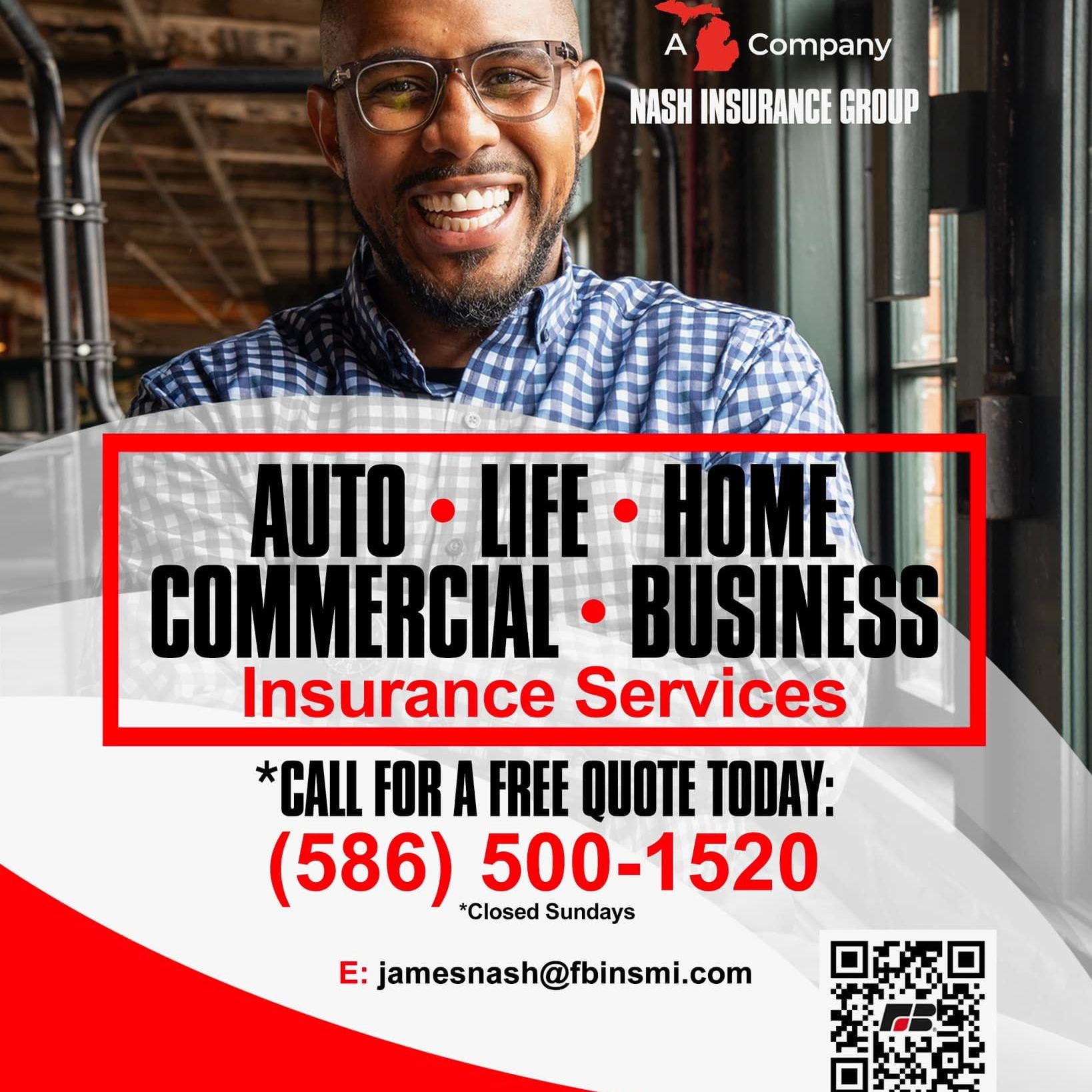 Nash Insurance Group Promotional Flyer